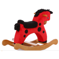 Factroy Supply Rocking Horse-Red with Black DOT